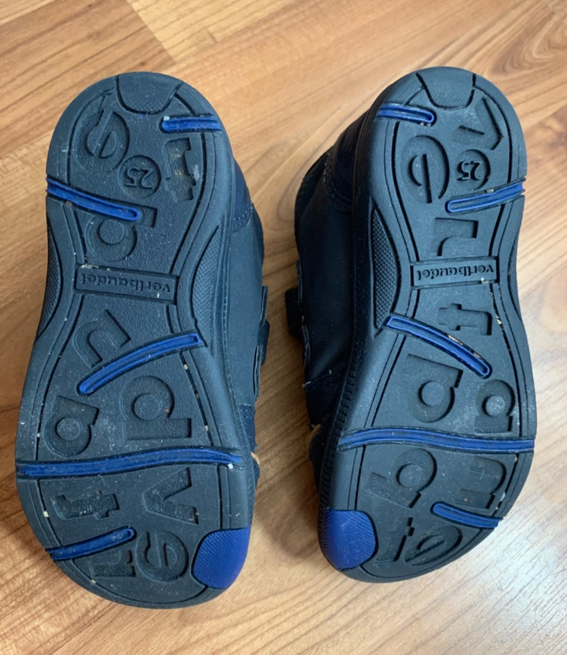 Chaussures infantil com velcro Vertbaudet azul marinho T25 – photo 5